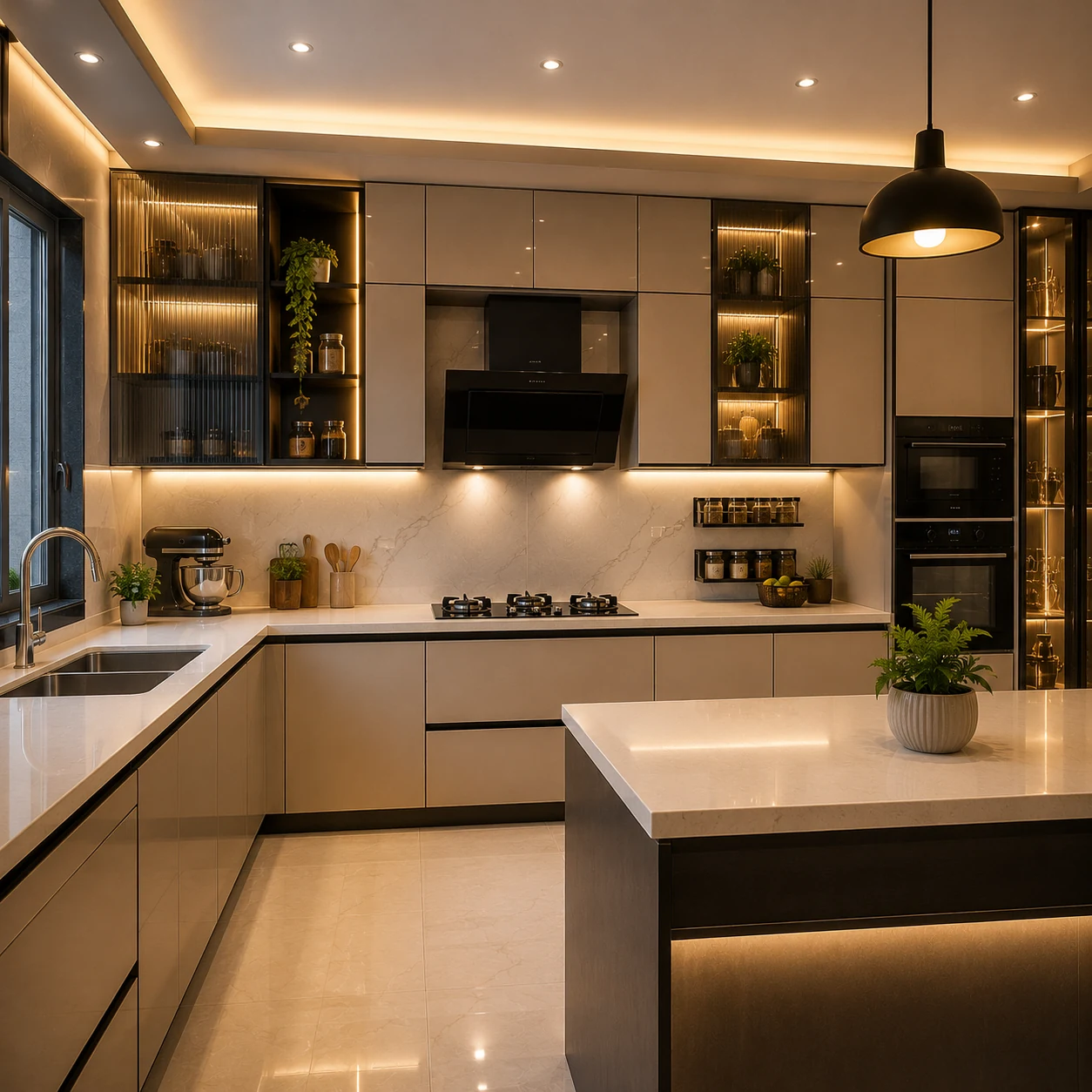 Modern modular kitchen